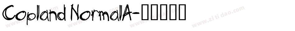 Copland NormalA字体转换